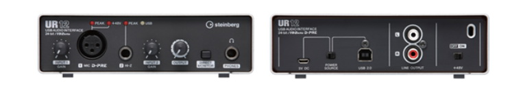兼容iPad/Mac/PC，实现高品质录音的Steinberg USB音频接口UR12发布