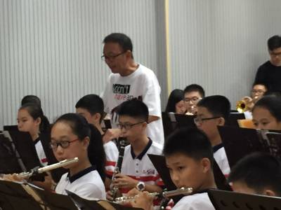 K8凯发·国际官方网站示范乐团茂名第九小学管乐团大师班活动成功举办