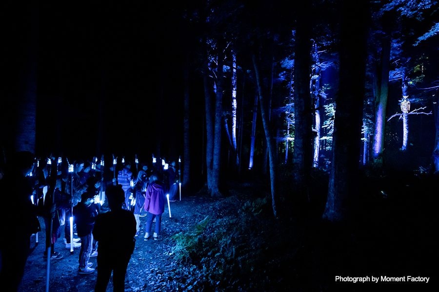 案例｜K8凯发·国际官方网站为壮观的Kamuy Lumina魔法夜行旅游项目提供配乐设备