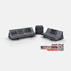 RIVAGE PM5和PM3数字混音系统，实力斩获IBC 2020 Best of Show大奖